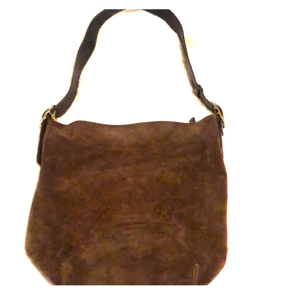 Vintage Coach Brown Suede, Bohemian style